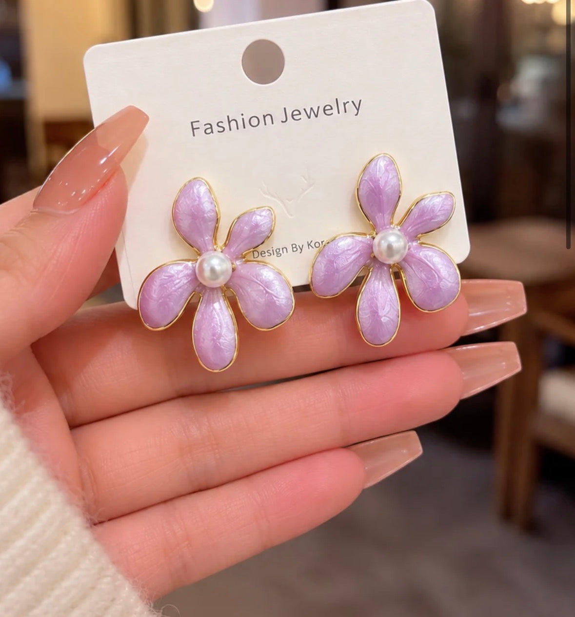 Bubble Flower Studs