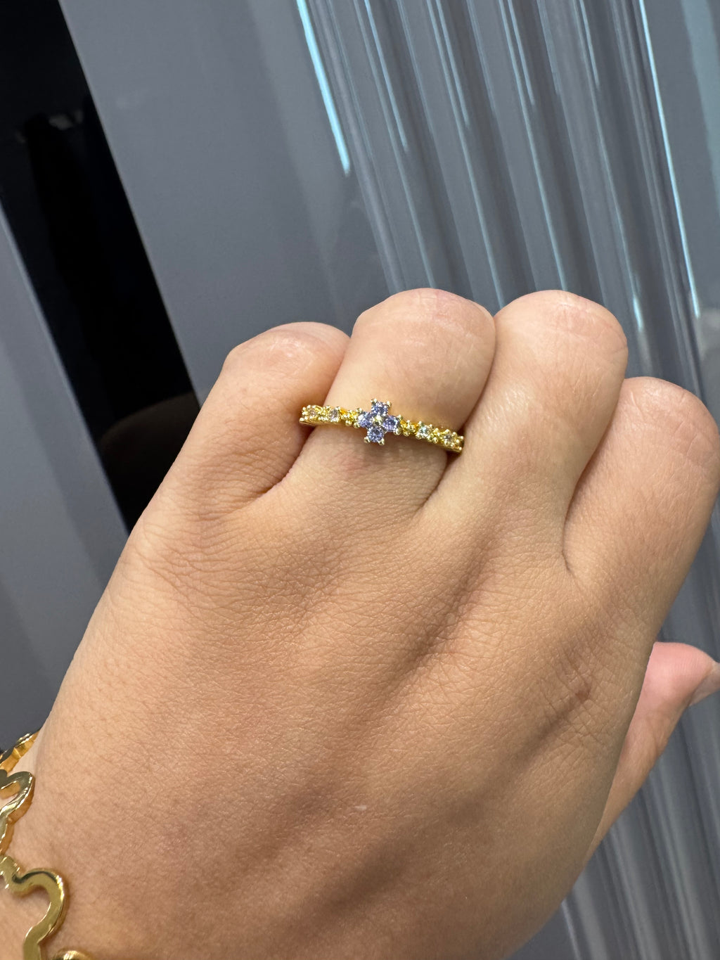 Lilac Spark Ring