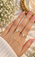 Crystal Link Ring