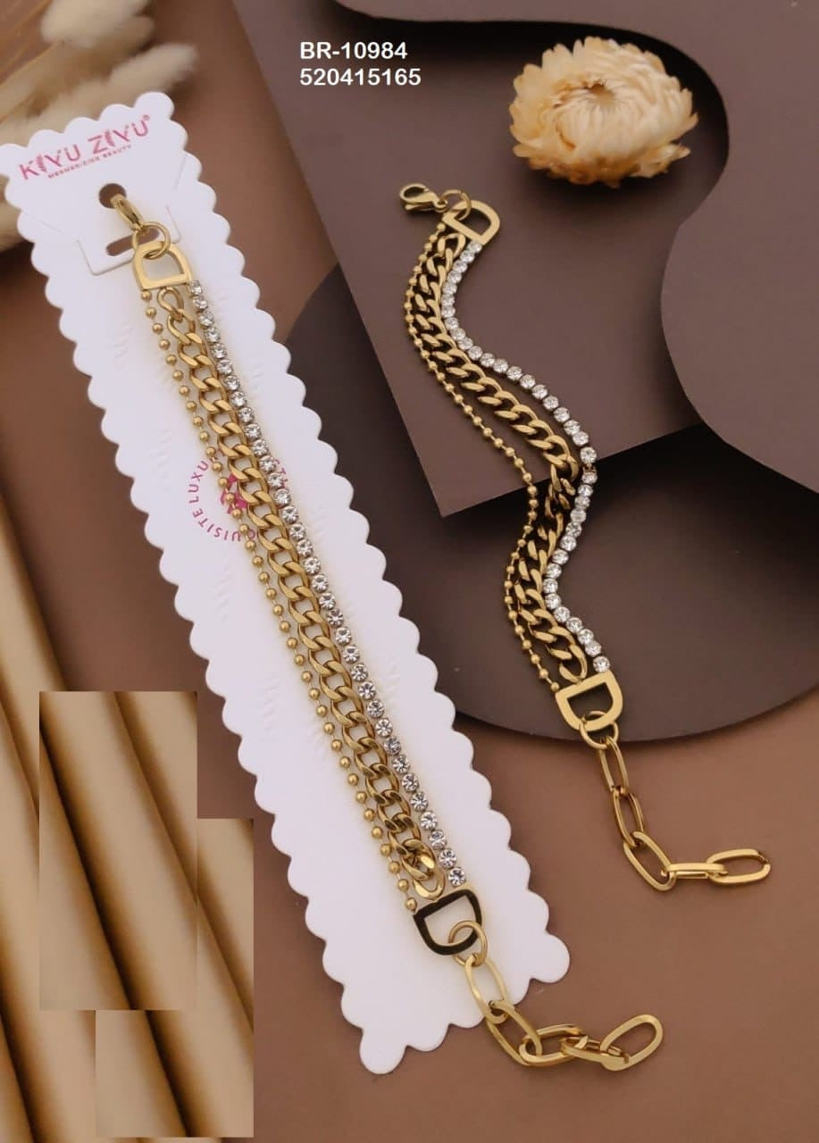 Bold Triple Layer Bracelet