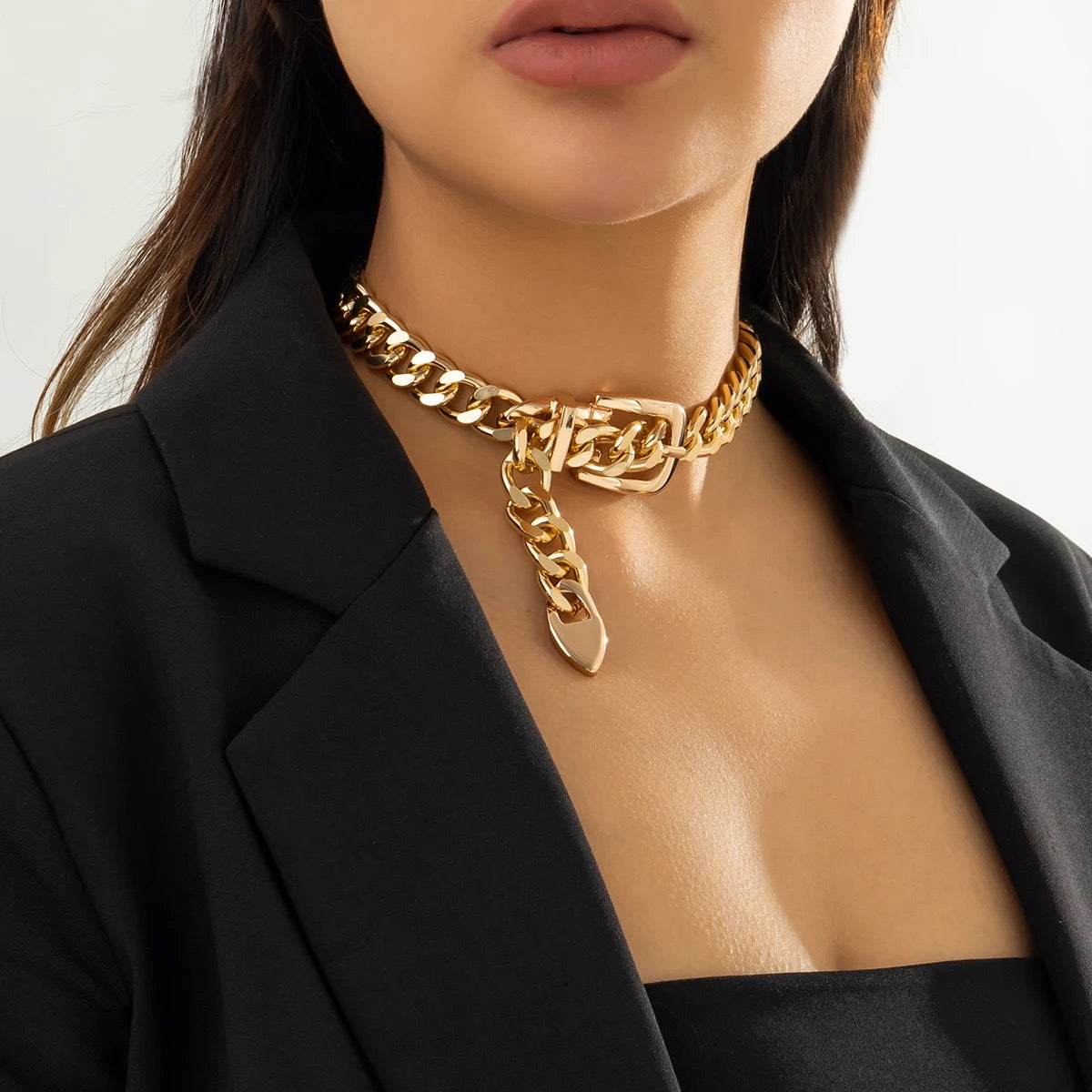 Multi-Link Buckle Choker