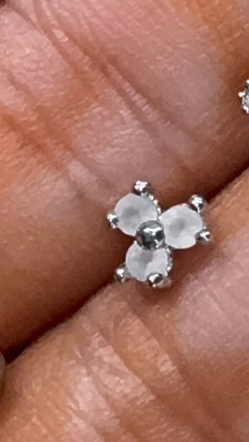Nose Pins Silver Base