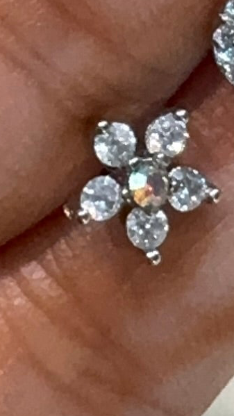 Nose Pins Silver Base