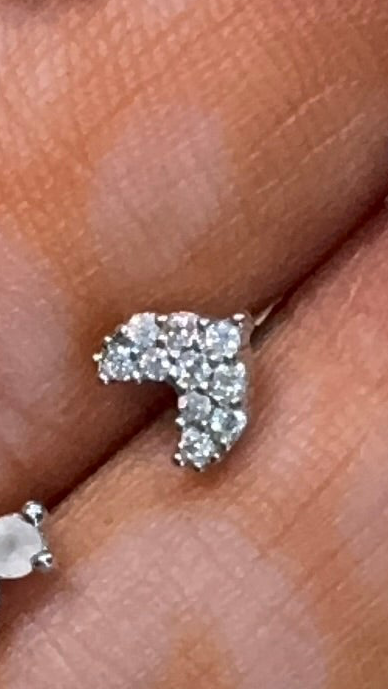 Nose Pins Silver Base