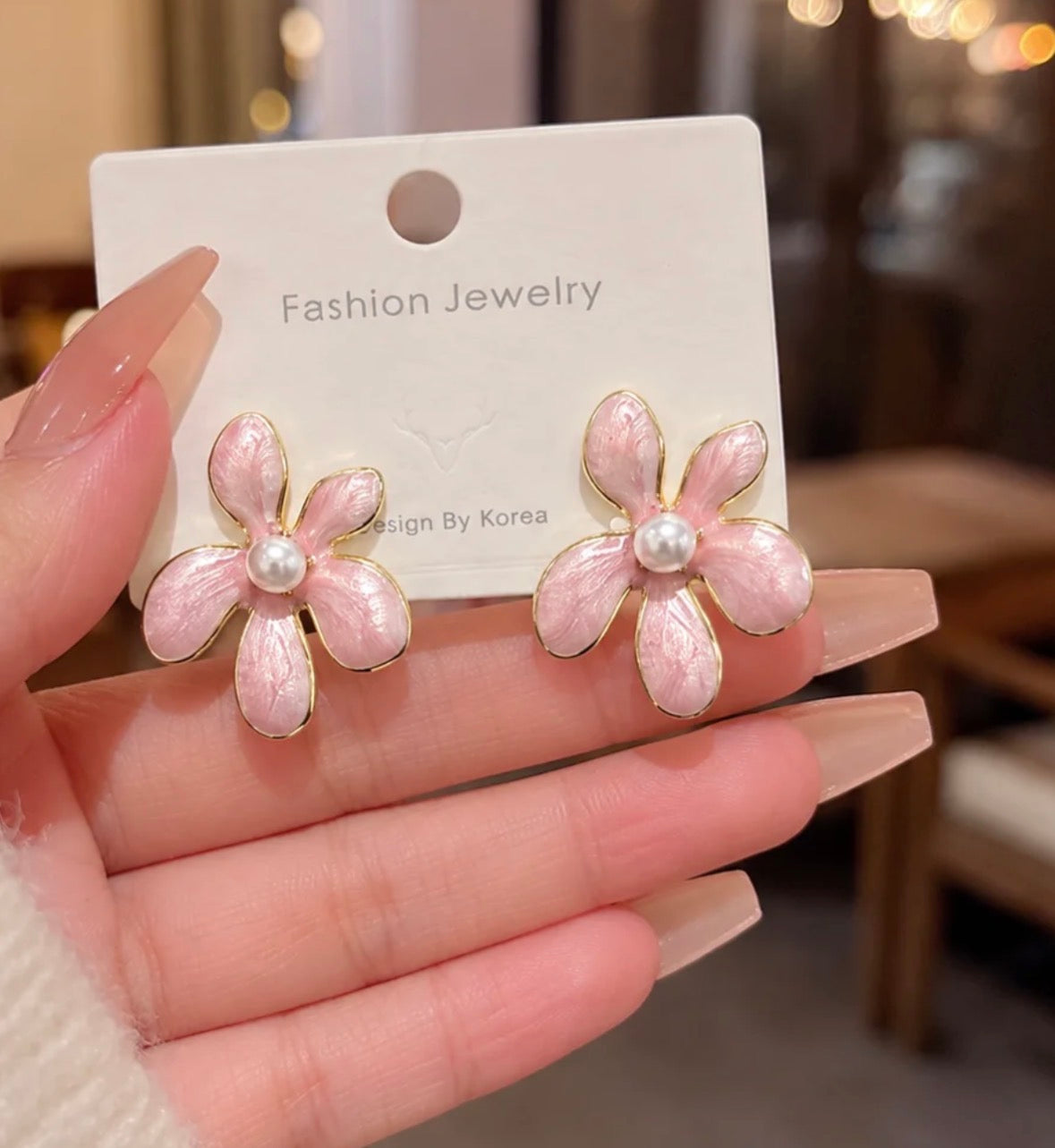 Bubble Flower Studs