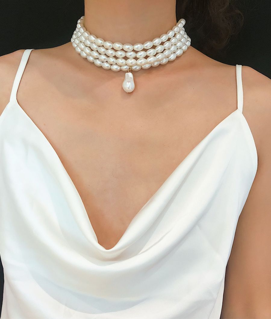 Pearl Veil Choker