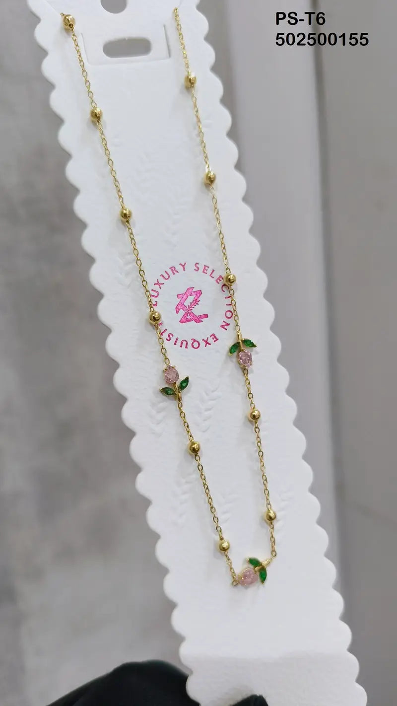 Rosé Bloom Necklace
