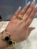 Duo Orb Ring