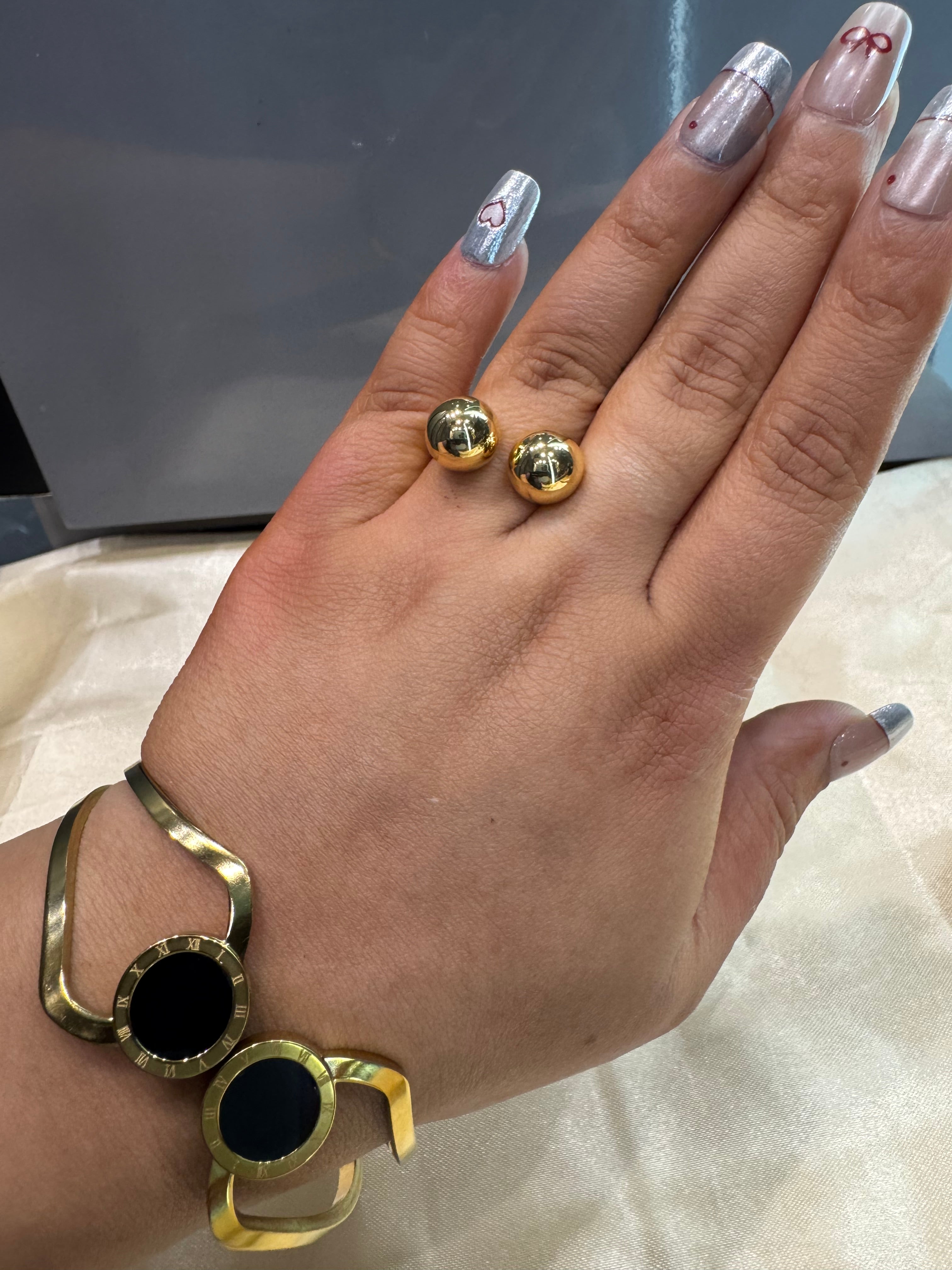 Duo Orb Ring