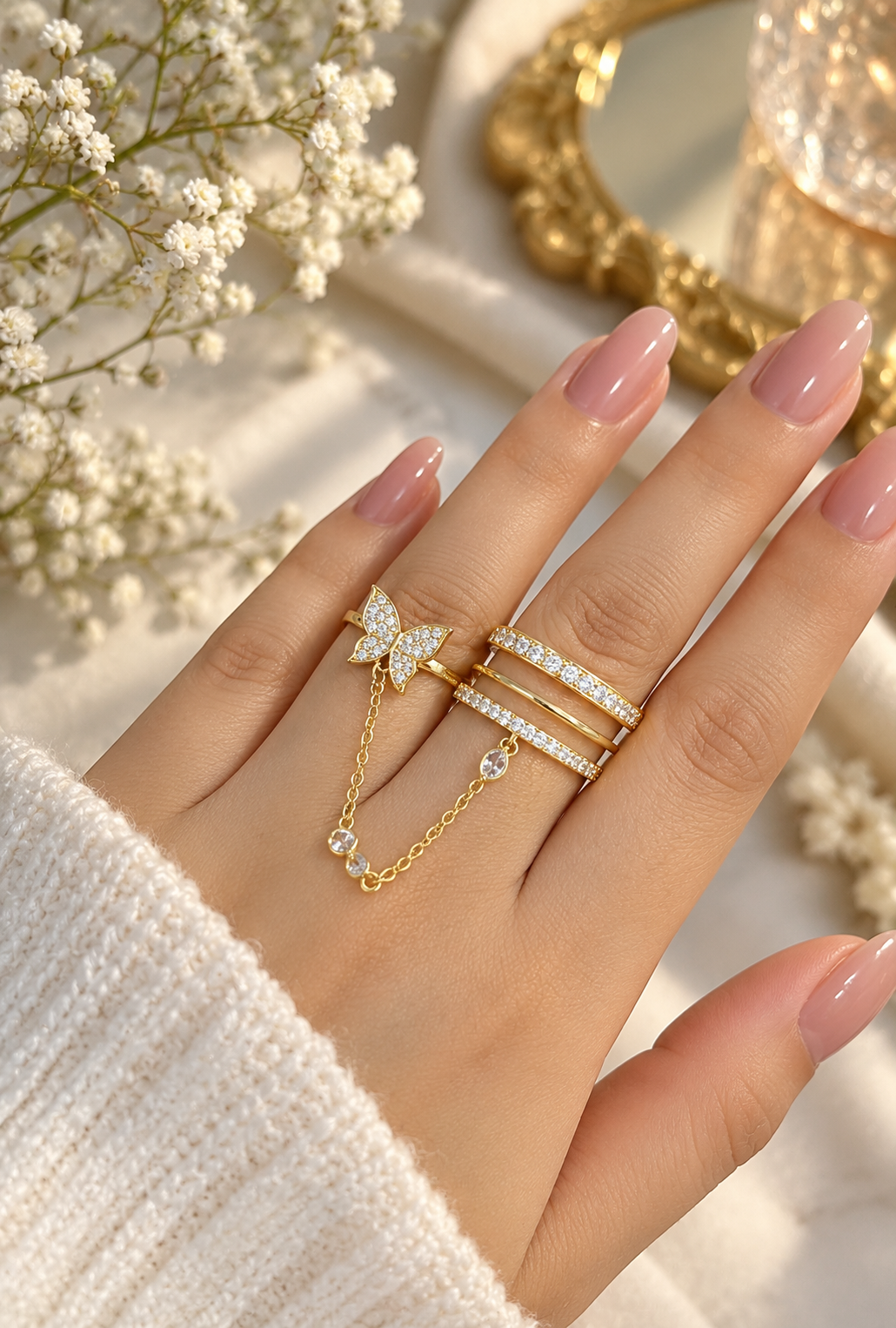 Fluttering Elegance Ring