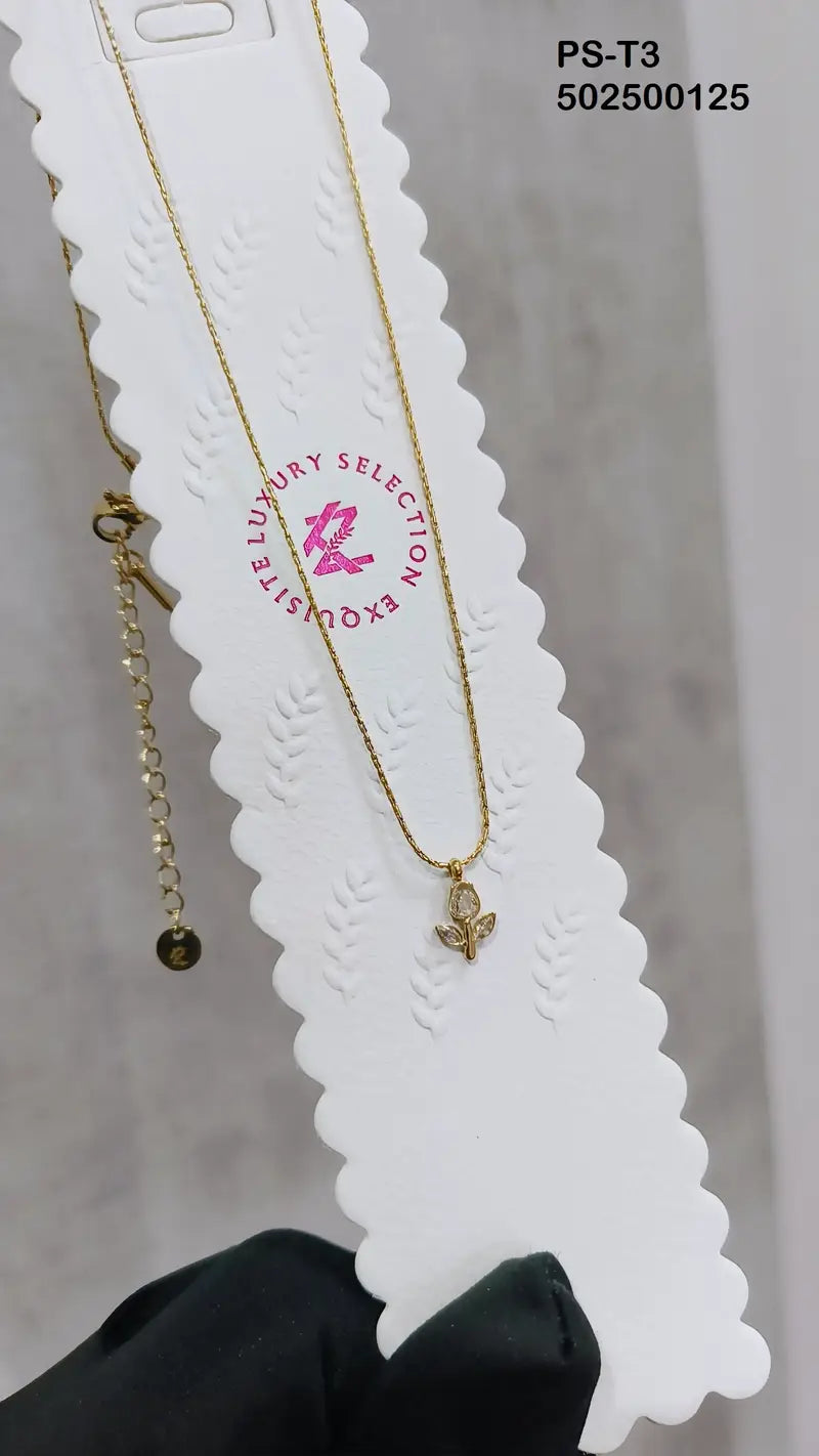 Minimal Tulip Necklace