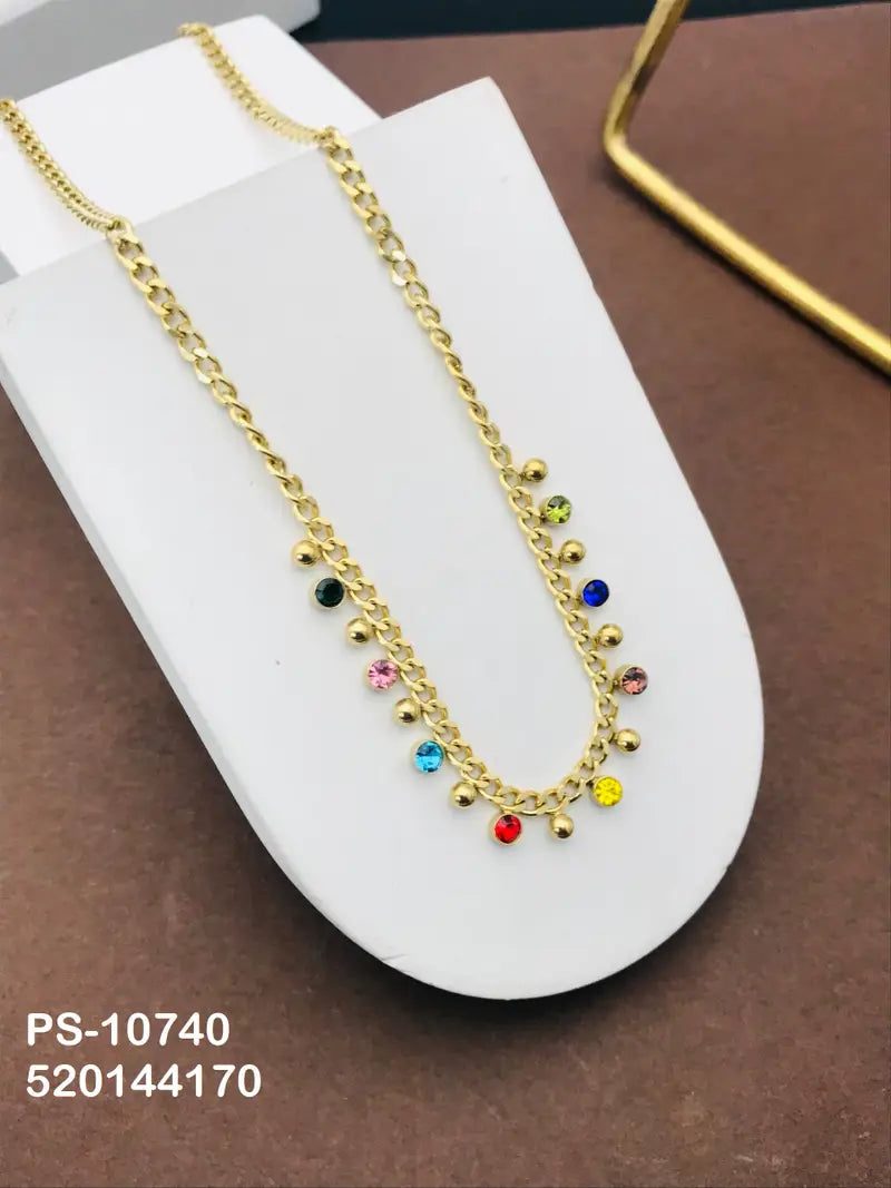 Multi Stone Necklace