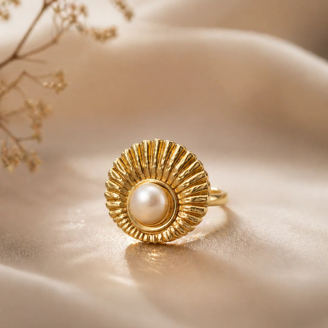 Solstice Pearl Cocktail Ring