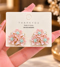 Pastel Trio Flower Studs