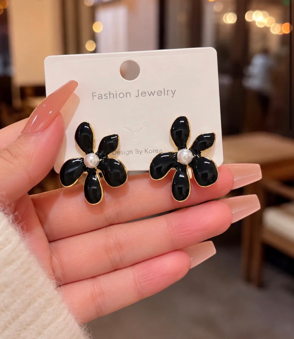 Bubble Flower Studs