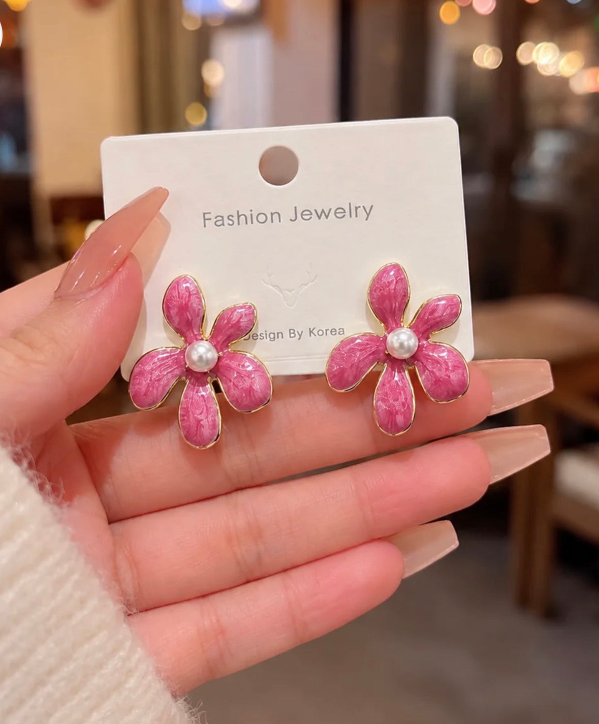 Bubble Flower Studs