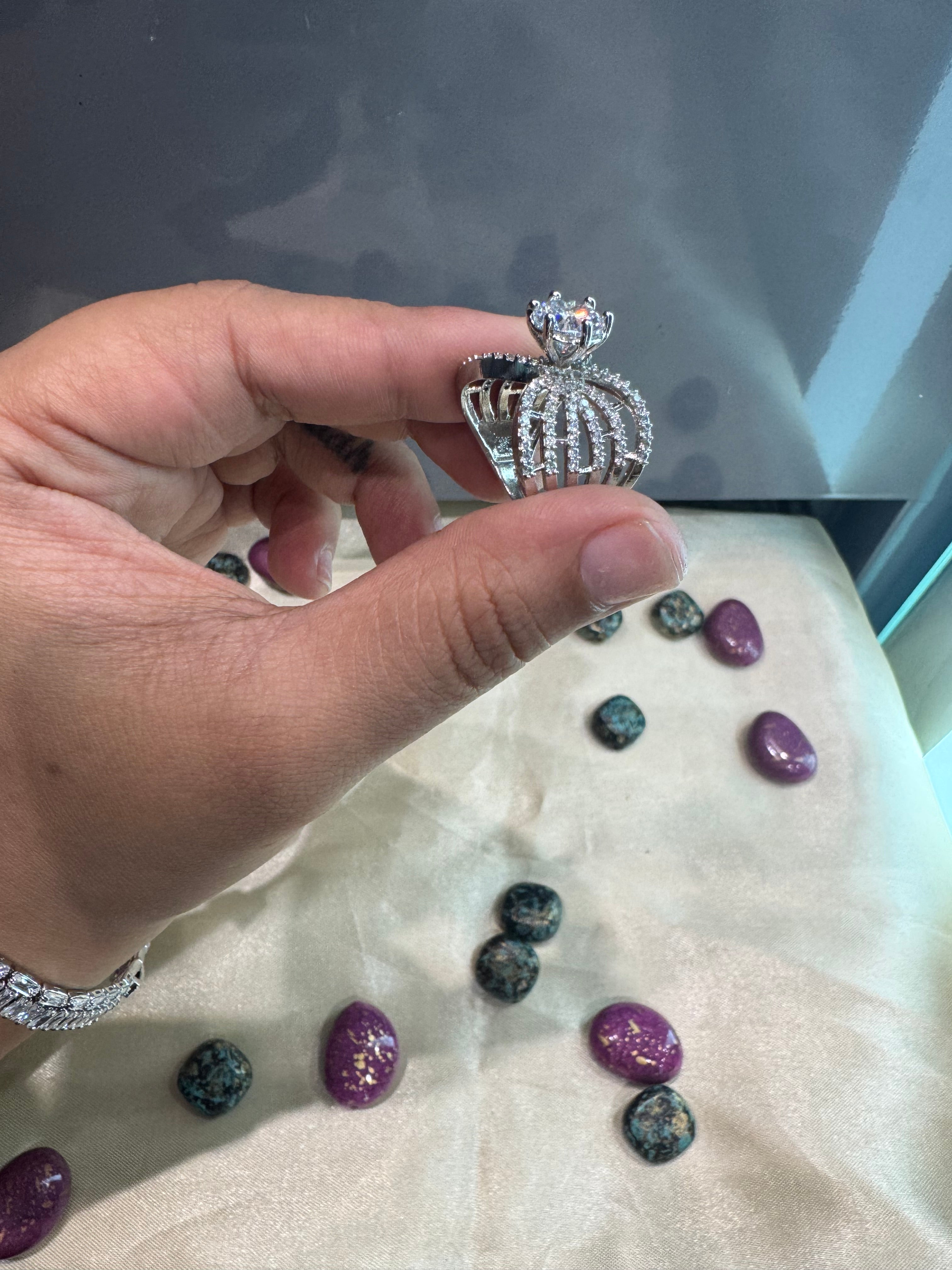 Chrysalis Crown Ring