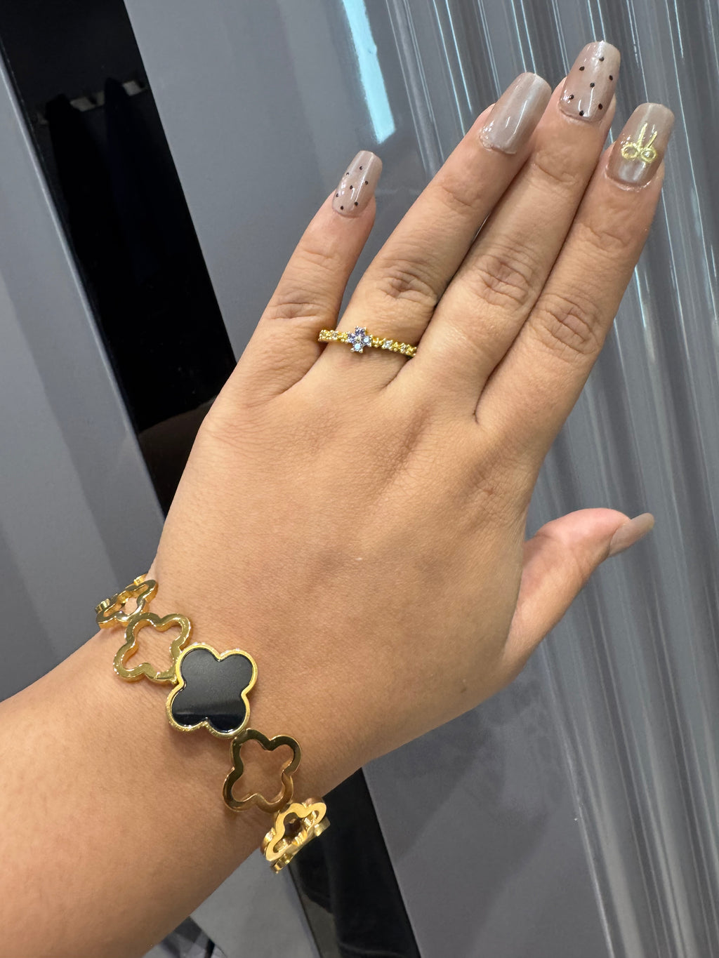 Lilac Spark Ring