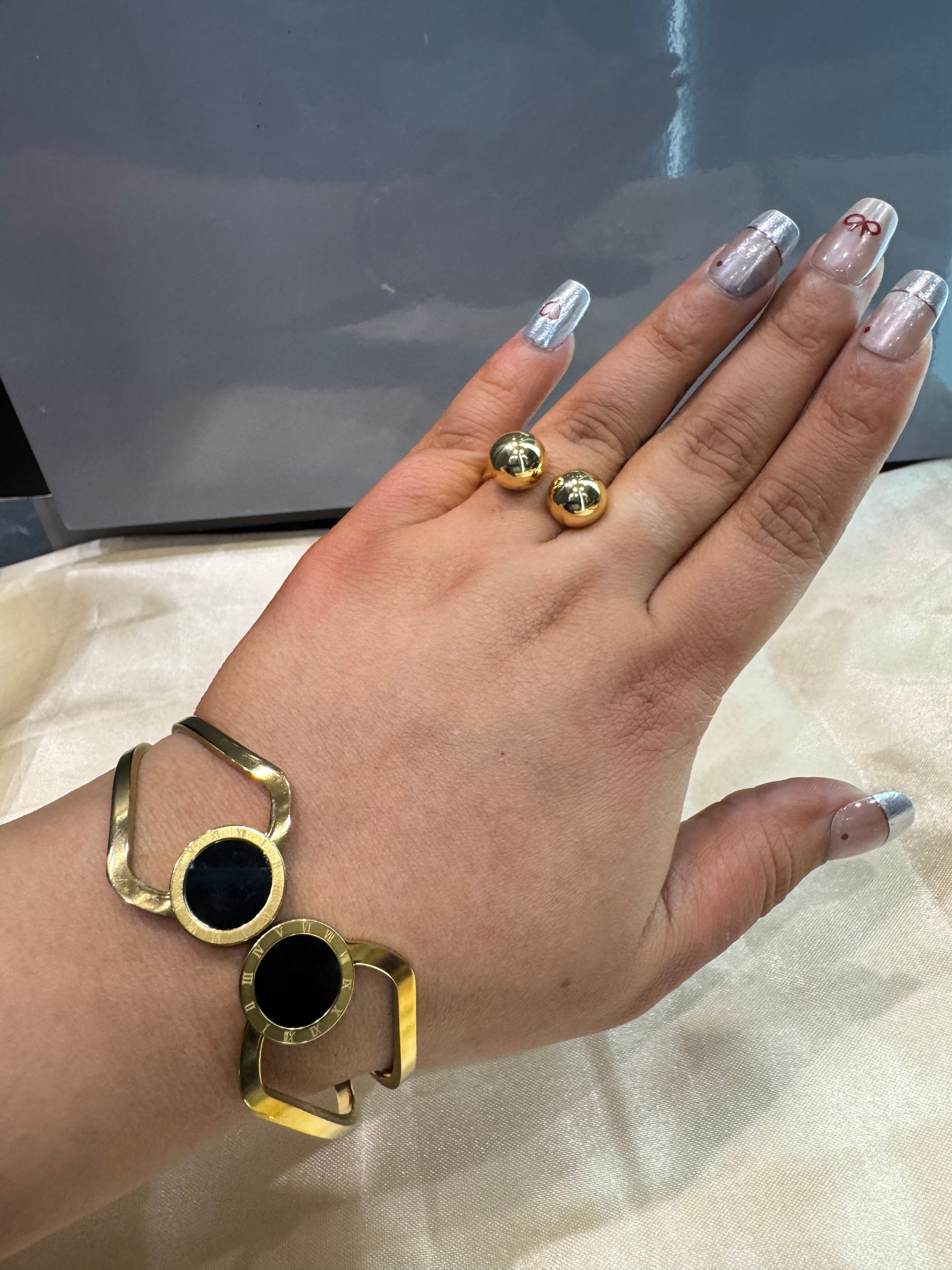 Duo Orb Ring