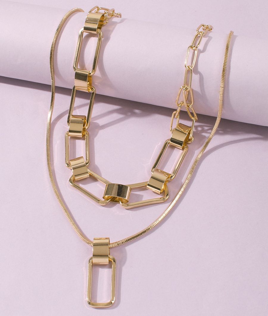 Set of 2 Statement Neck Chain