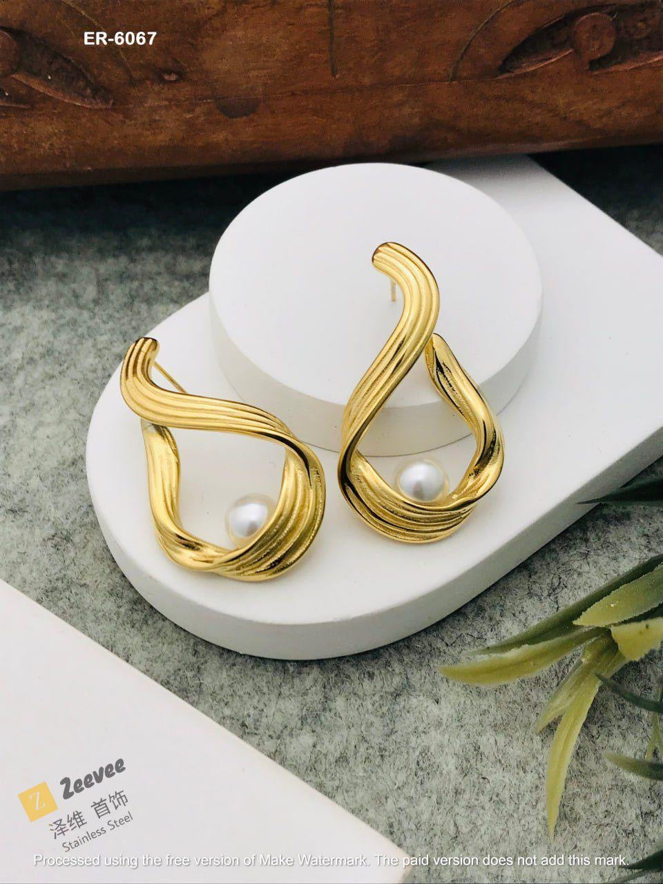 Designer Anti Tarnish Earrings H