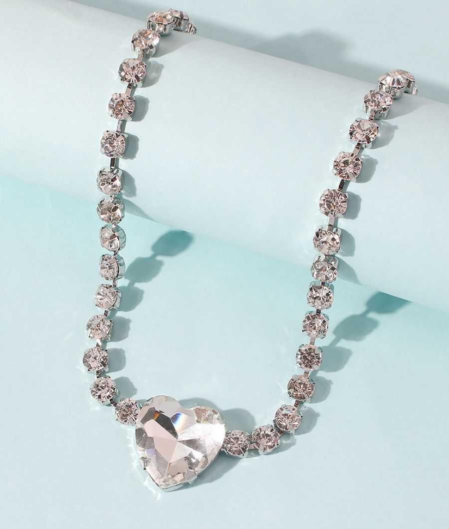 Statement Rhinestone Neck Choker