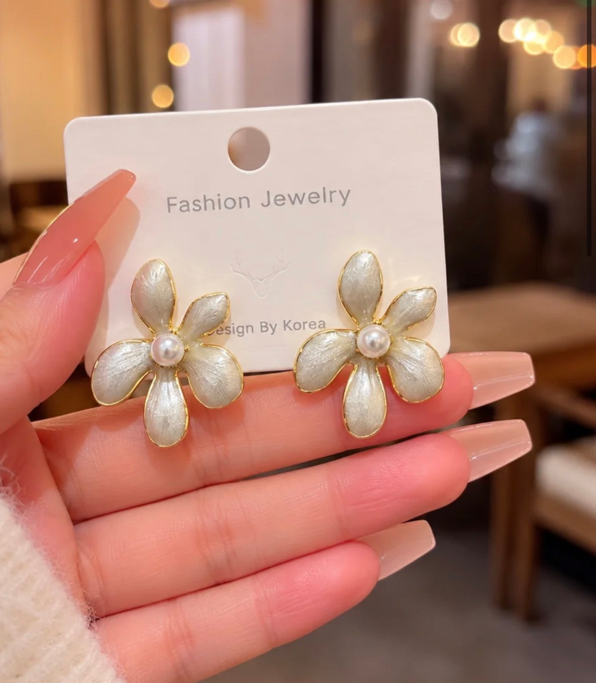 Bubble Flower Studs