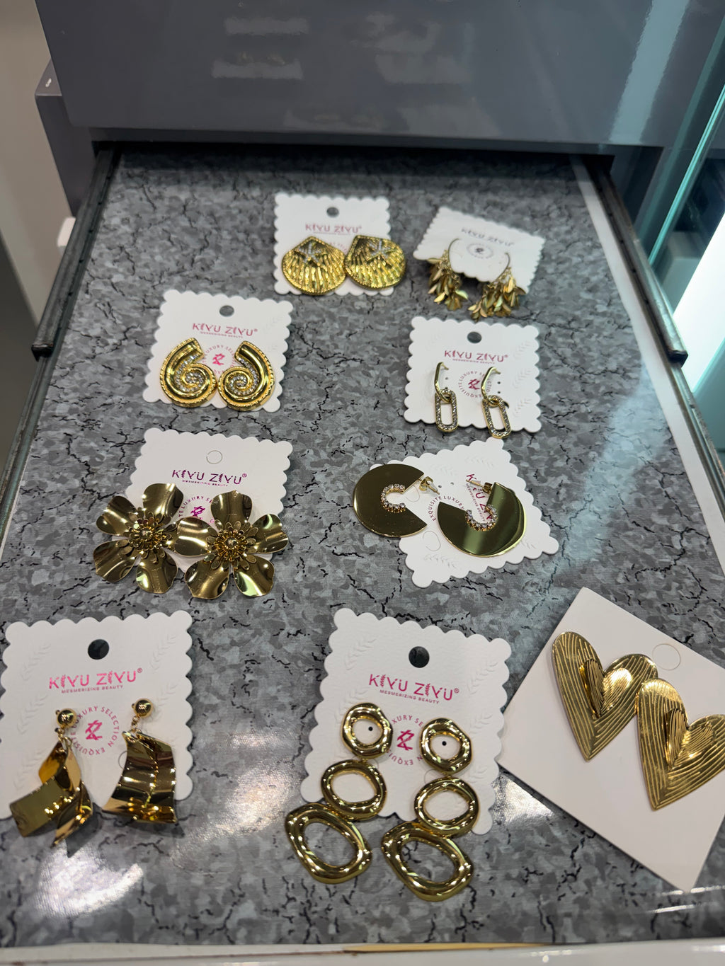 Flower Anti Tarnish Earrings B