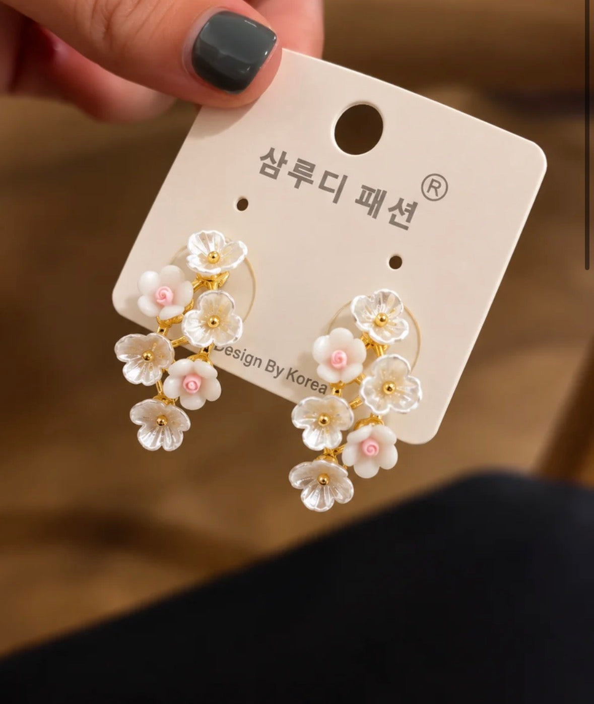 Pastel Flower Bunch Studs