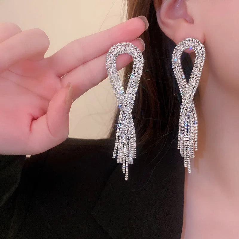 Rhea Rhinestone Earrings