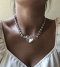 Statement Rhinestone Neck Choker